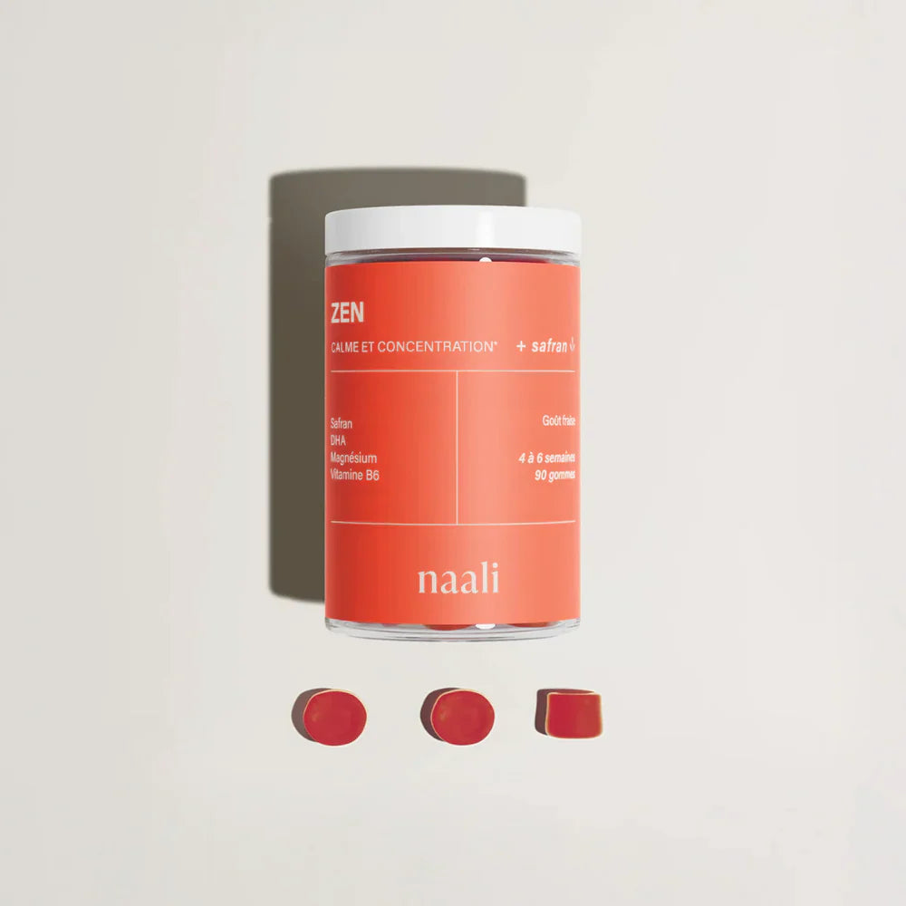 Naali Zen - Saffron-flavored gummies for ages 4 and up (Formerly Zenkids)